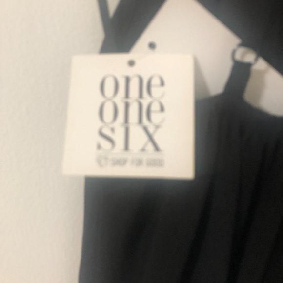 ONE ONE SIX Halter Neck Palazzo Jumpsuit - Size S - Black - NWT - Picture 6 of 6